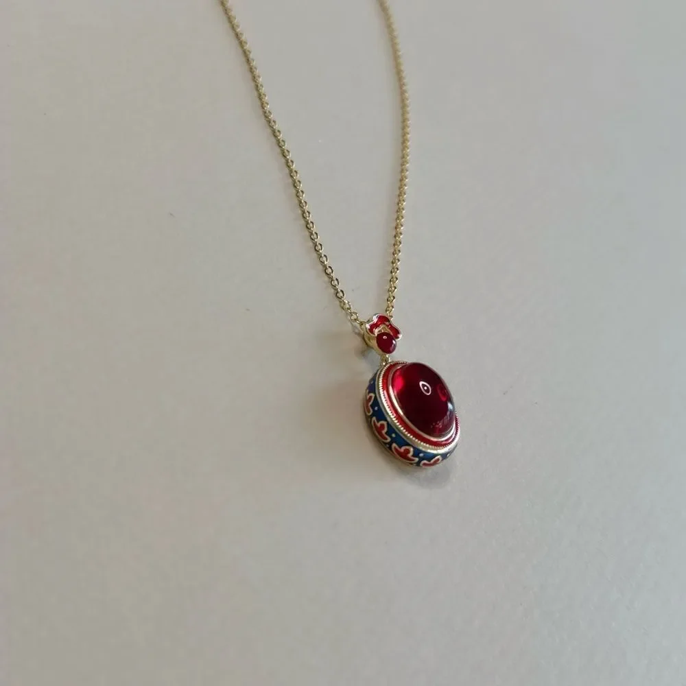 Vintage stone Necklace S1165